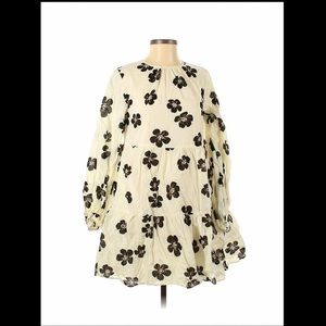 Floral Tiered Mini Dress w/Puff Sleeves XS, NWT